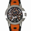 [ローン24回無金利] ハリーウィンストン オーシャン ザリウム バリエーション オレンジ 世界限定100本 OCEABI42ZZ003 スケルトン メンズ 中古 送料無料 腕時計