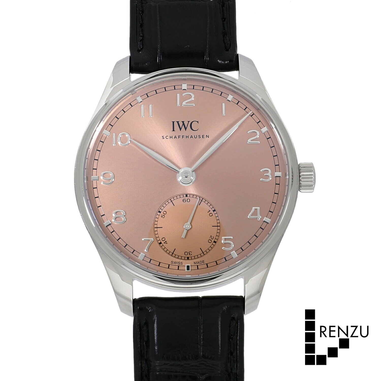 IWC ポルトギーゼ 腕時計（メンズ） [ローン最大48回無金利] IWC ポルトギーゼ・オートマティック 40 IW358313 サーモンピンク メンズ 新品 送料無料 腕時計