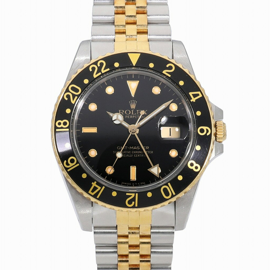 [ローン最大48回無金利] ロレックス GMTマスター ブラック 16753 R番 メンズ 中古 送料無料 腕時計