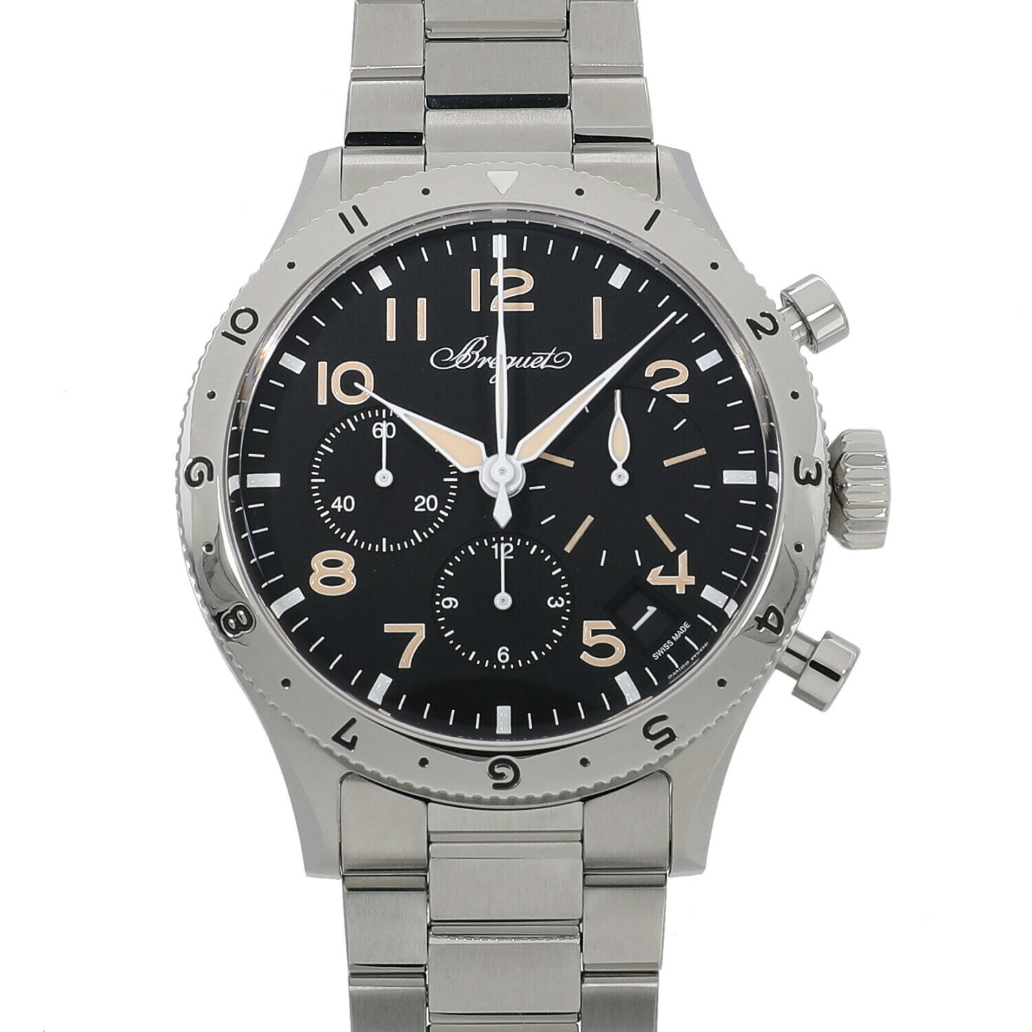 ブレゲ 腕時計（メンズ） [ローン最大48回無金利] ブレゲ タイプXX クロノグラフ 2067 2067ST/92/SWO ブラック メンズ 新品 送料無料 腕時計