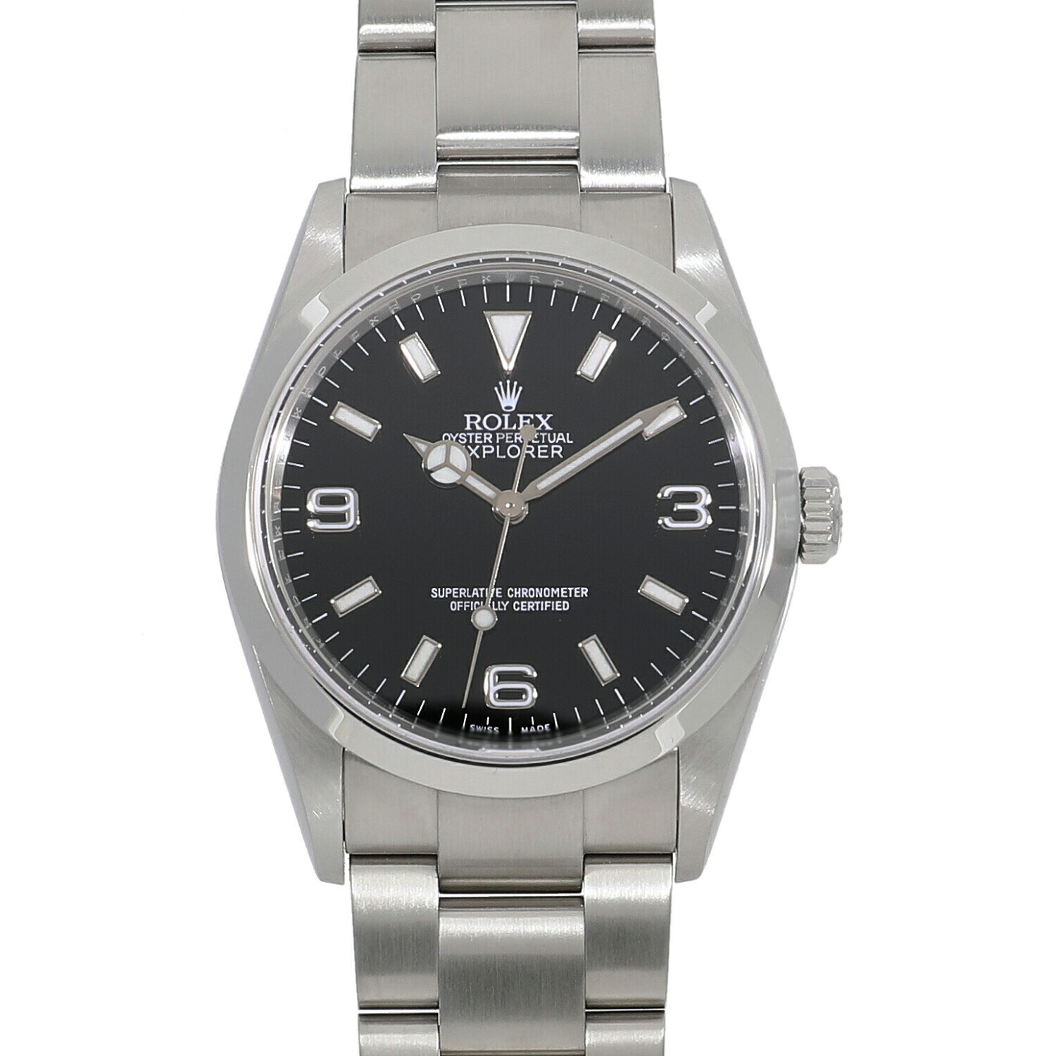  ロレックス エクスプローラー I 114270 ブラック メンズ 中古 送料無料 腕時計
