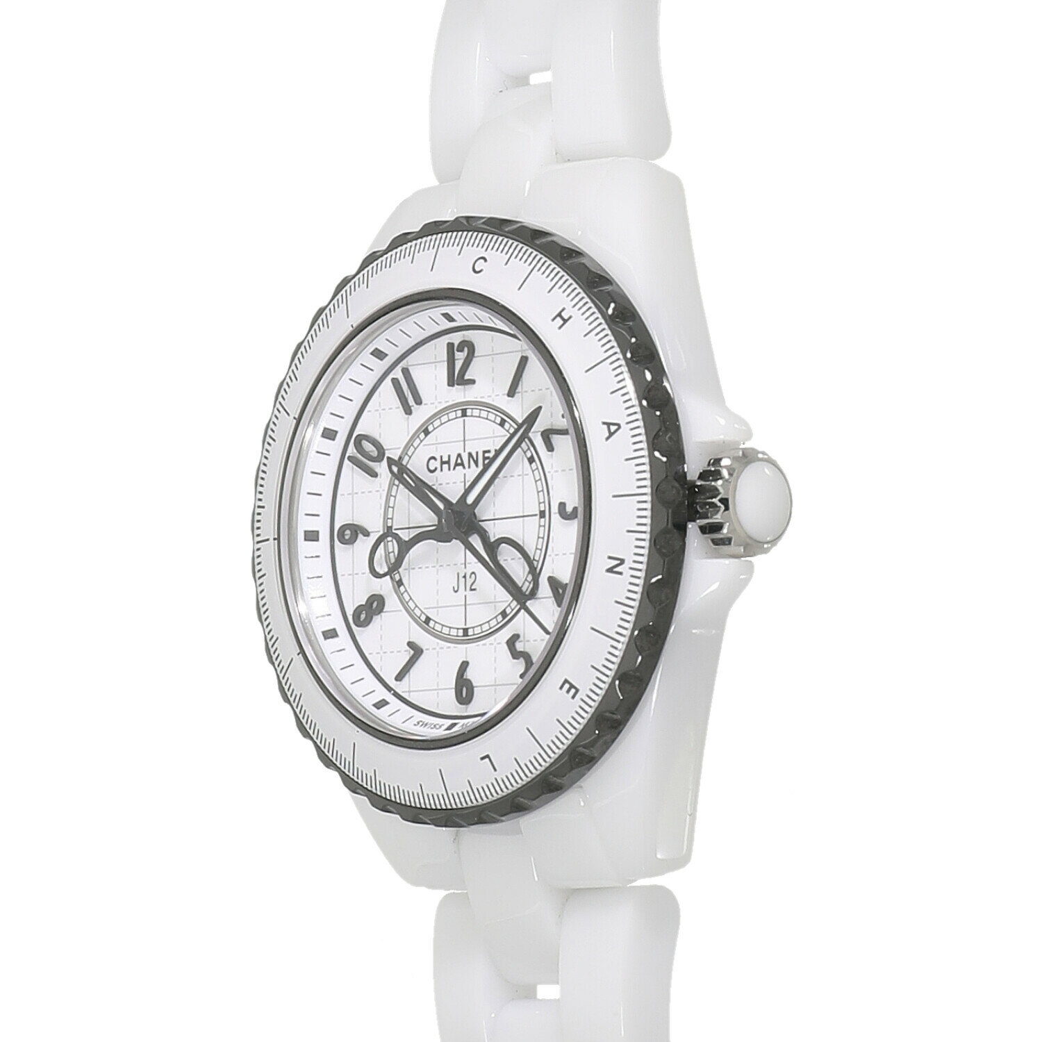 [中古]シャネル J12 クチュール 33MM H9763 ホワイト レディース 送料無料 腕時計 【ローン48回無金利】