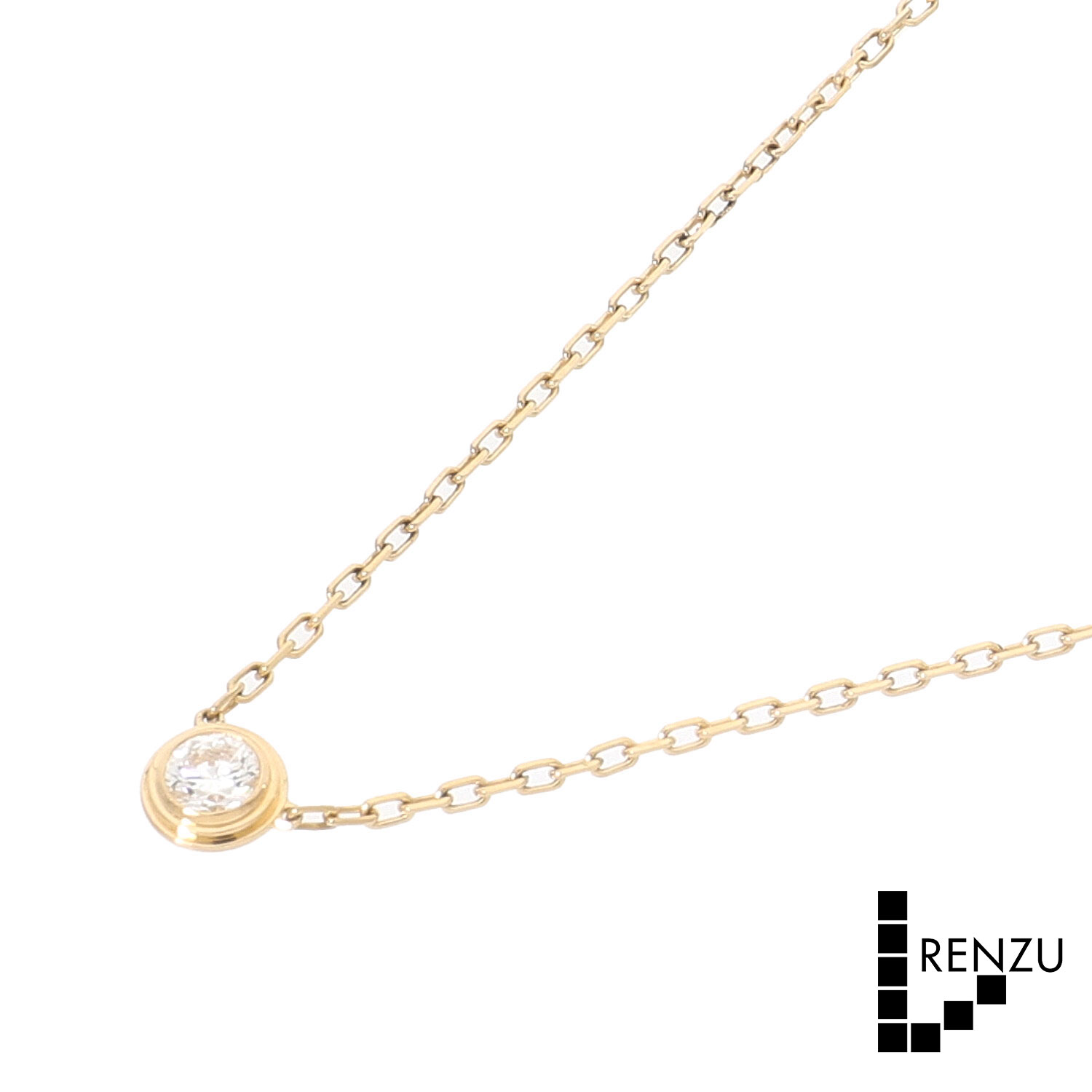 [中古]カルティエ ダムール ネックレス ラージ B7215500 ダイヤモンド 送料無料 【ローン48回無金利】