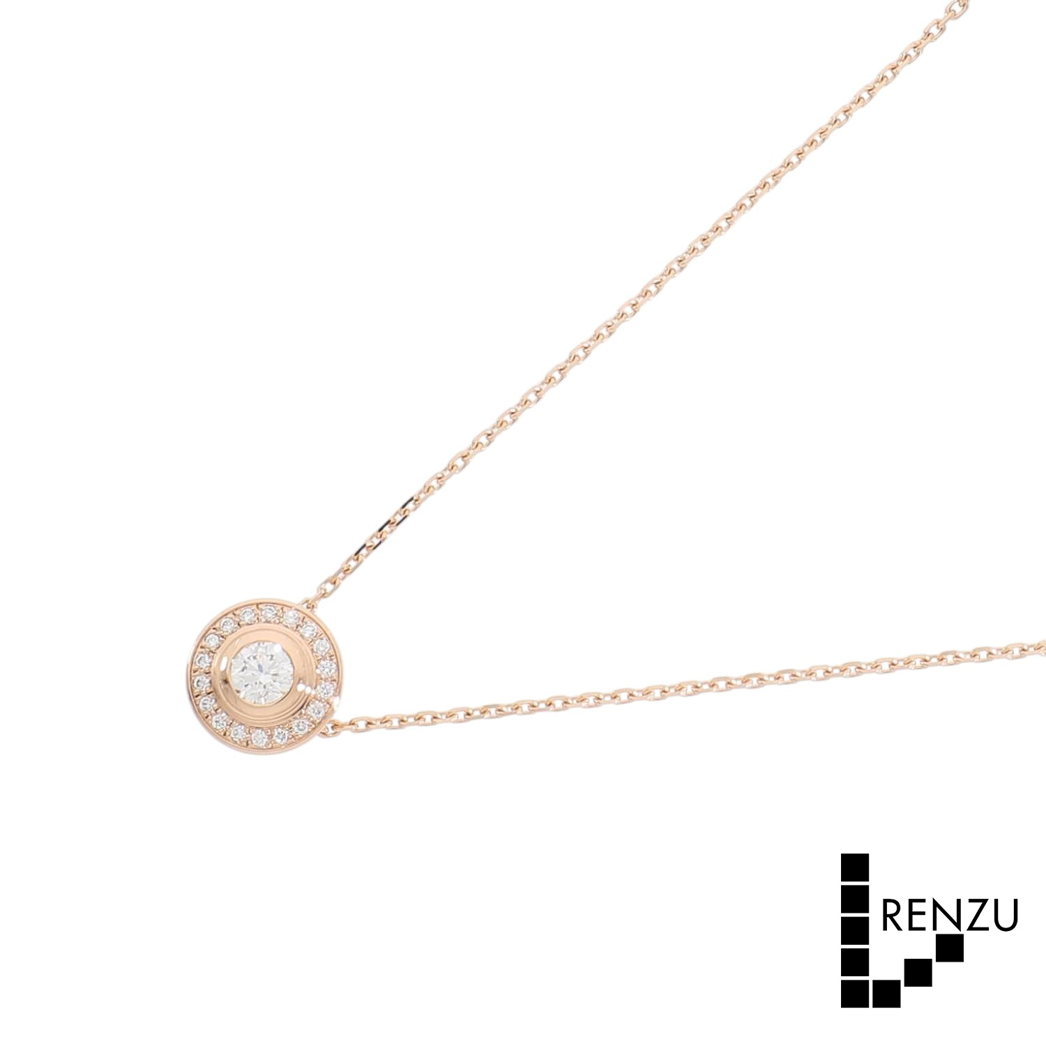 [中古]カルティエ ダムール ネックレス ダイヤモンド ピンクゴールド ピンクゴールド N7412200 送料無..