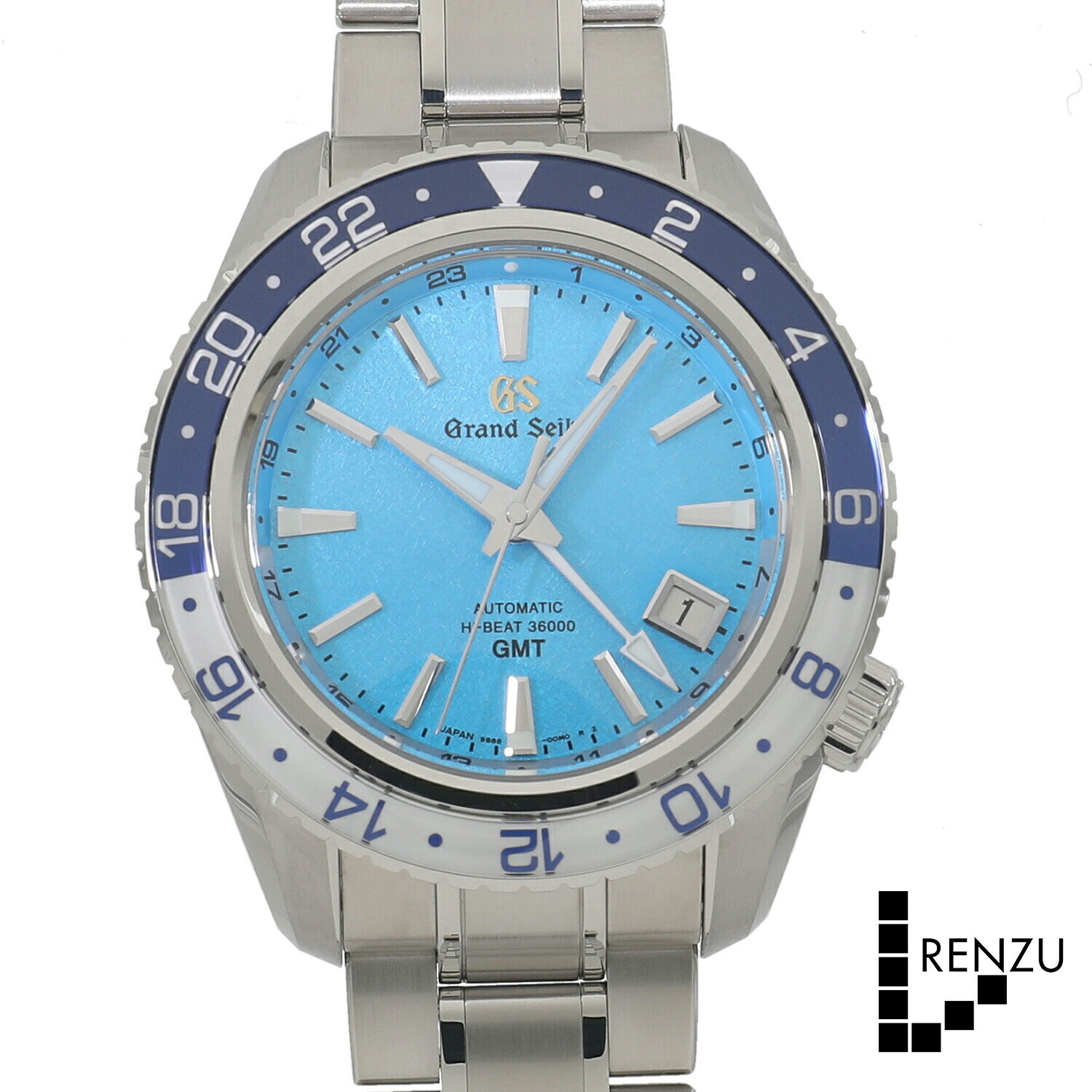 [未使用]セイコー グランドセイコー スポーツコレクション メカニカルハイビート36000 GMT ハラダ コラボレーションモデル 限定50本 SBGJ279 / 9S86-00Z0 ブルー メンズ 送料無料 腕時計 【ローン48回無金利】