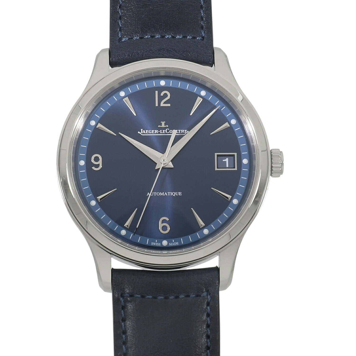 [中古]ジャガールクルト マスター コントロール デイト 世界限定800本 Q4018480 / 830.8.A0.S ブルー メンズ 送料無料 腕時計 【ローン48回無金利】