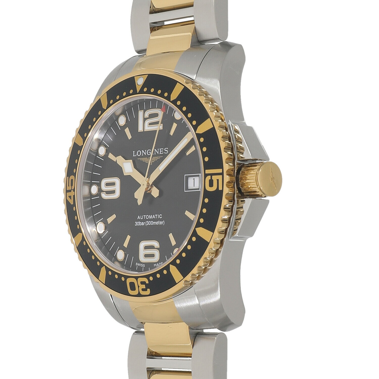 [新品]ロンジン ハイドロ コンクエスト L3.742.3.56.7 ブラック メンズ 送料無料 腕時計 【ローン48回無金利】