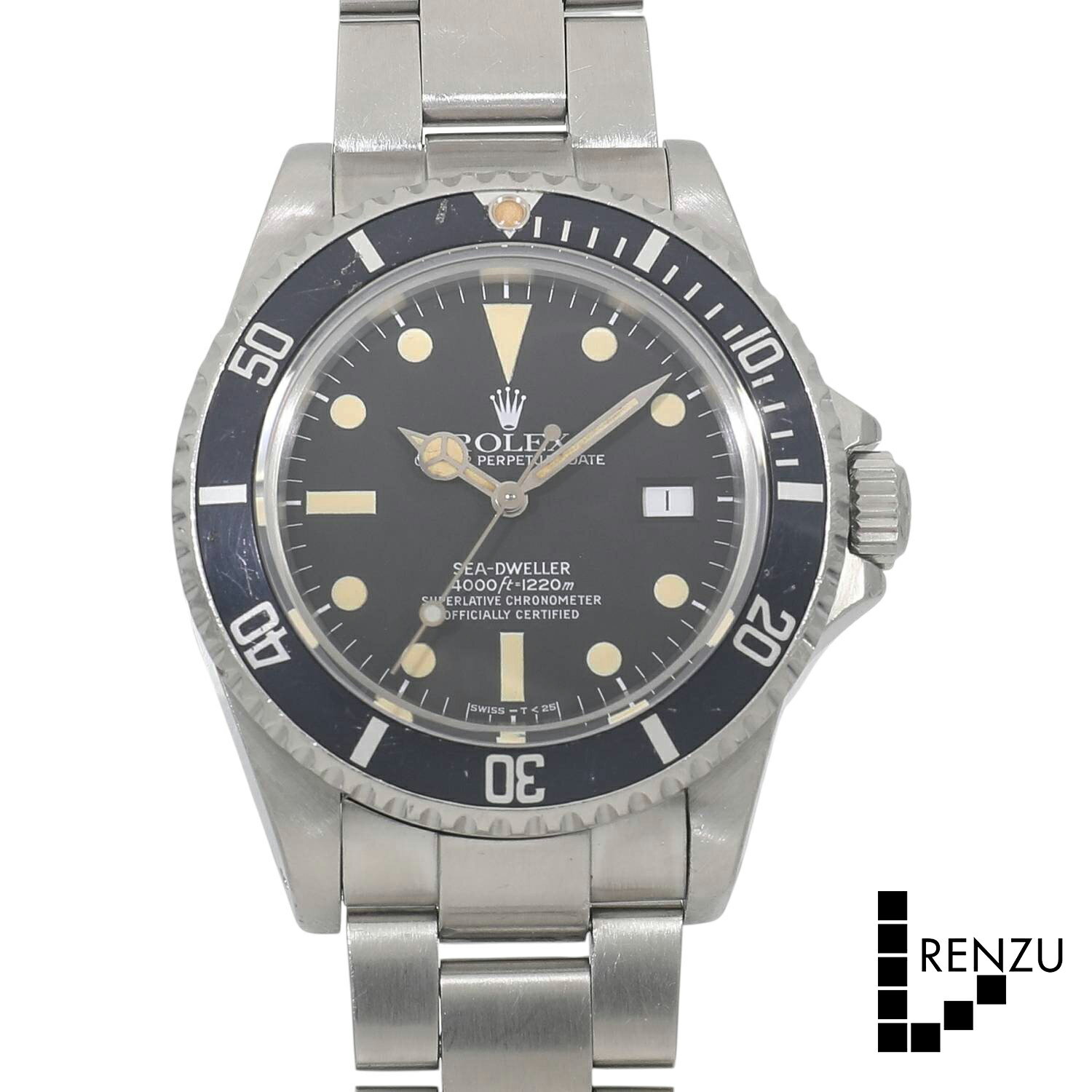 乐天商城 - [中古]ロレックス シードゥエラー 16660 74番 ブラック メンズ 送料無料 腕時計 【ローン48回無金利】
