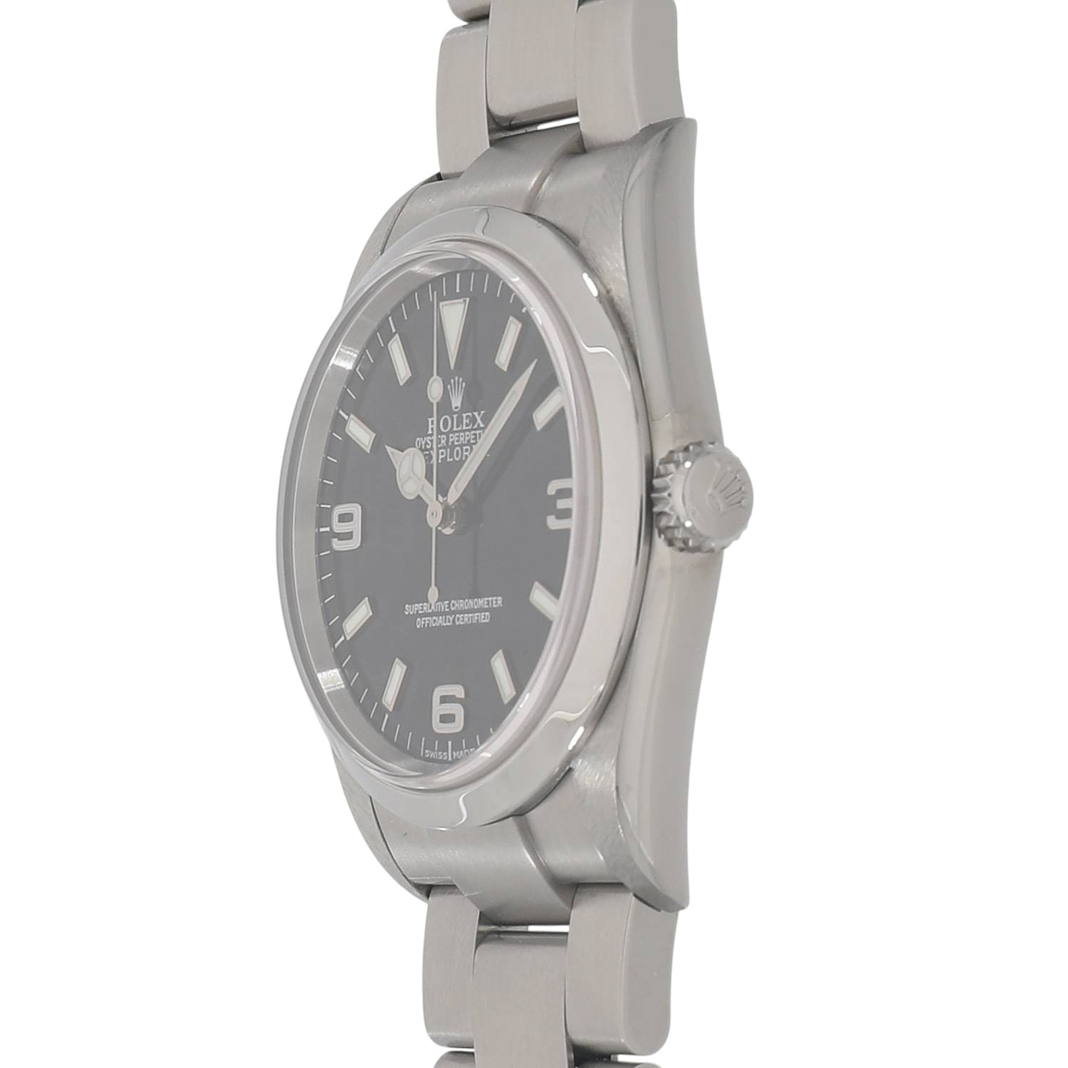 [中古]ロレックス エクスプローラー I 114270 Y番 ブラック メンズ 送料無料 腕時計 【ローン48回無金利】