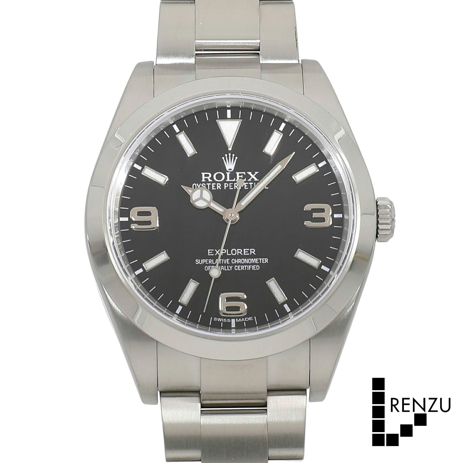 [中古]ロレックス エクスプローラー I 214270 ランダム ブラック メンズ 送料無料 ...