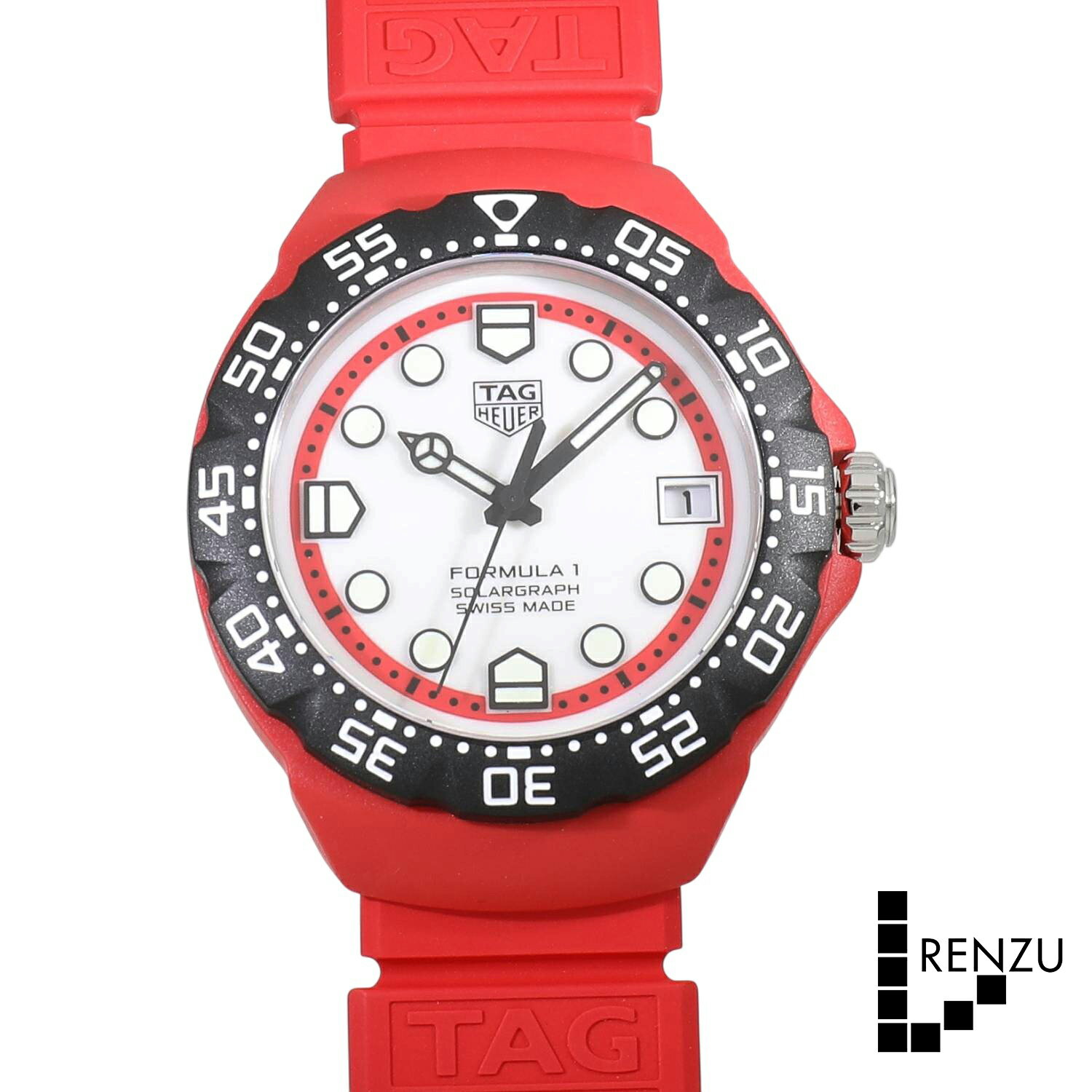 [新品]タグホイヤー フォーミュラ1 ソーラーグラフ WBY1161.FT8086 ホワイト オパーリン メンズ 送料無料 腕時計 【ローン48回無金利】