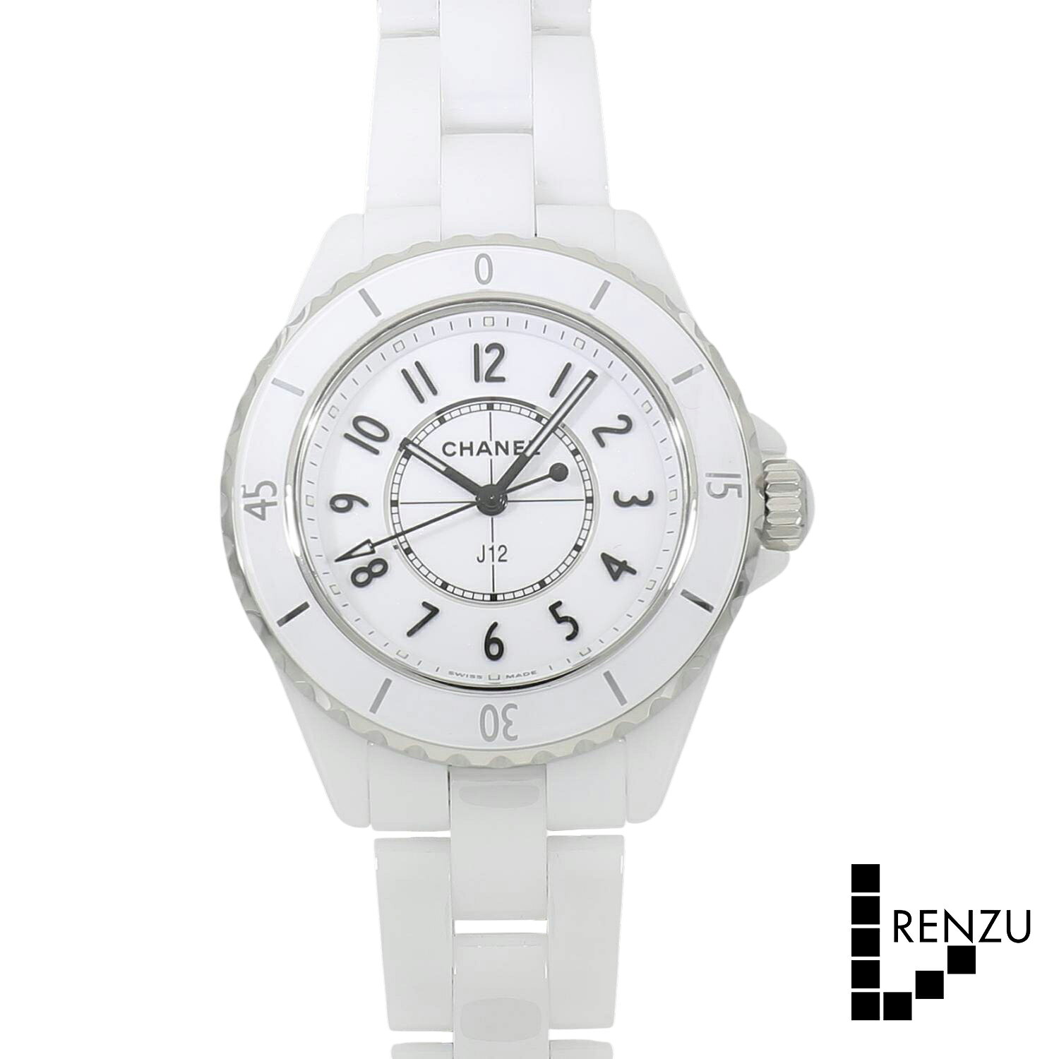 [新品]シャネル J12 H5698 ホワイト レ�