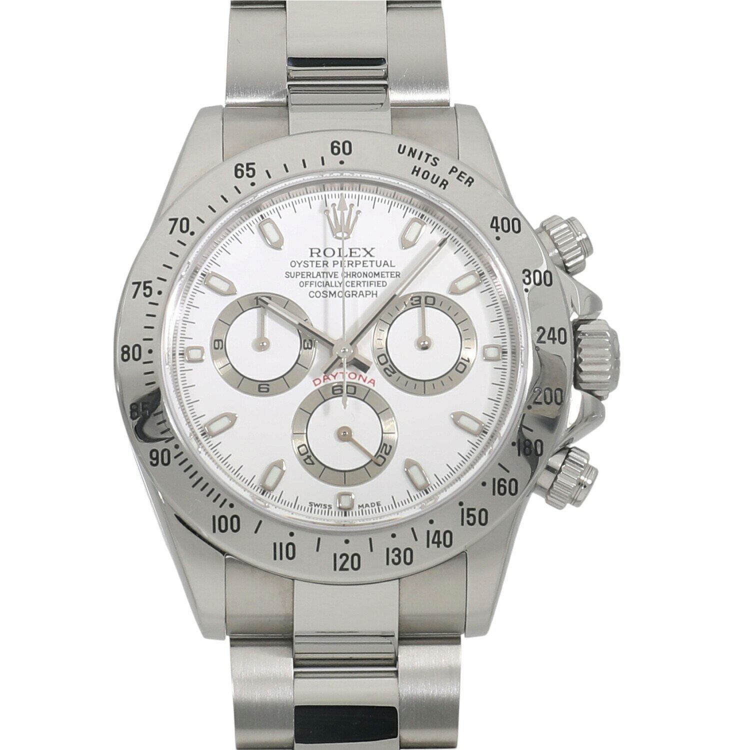 [中古]ロレックス コスモグラフ デイトナ 116520 Y番 ホワイト メンズ 送料無料 腕時計 【ローン48回無金利】
