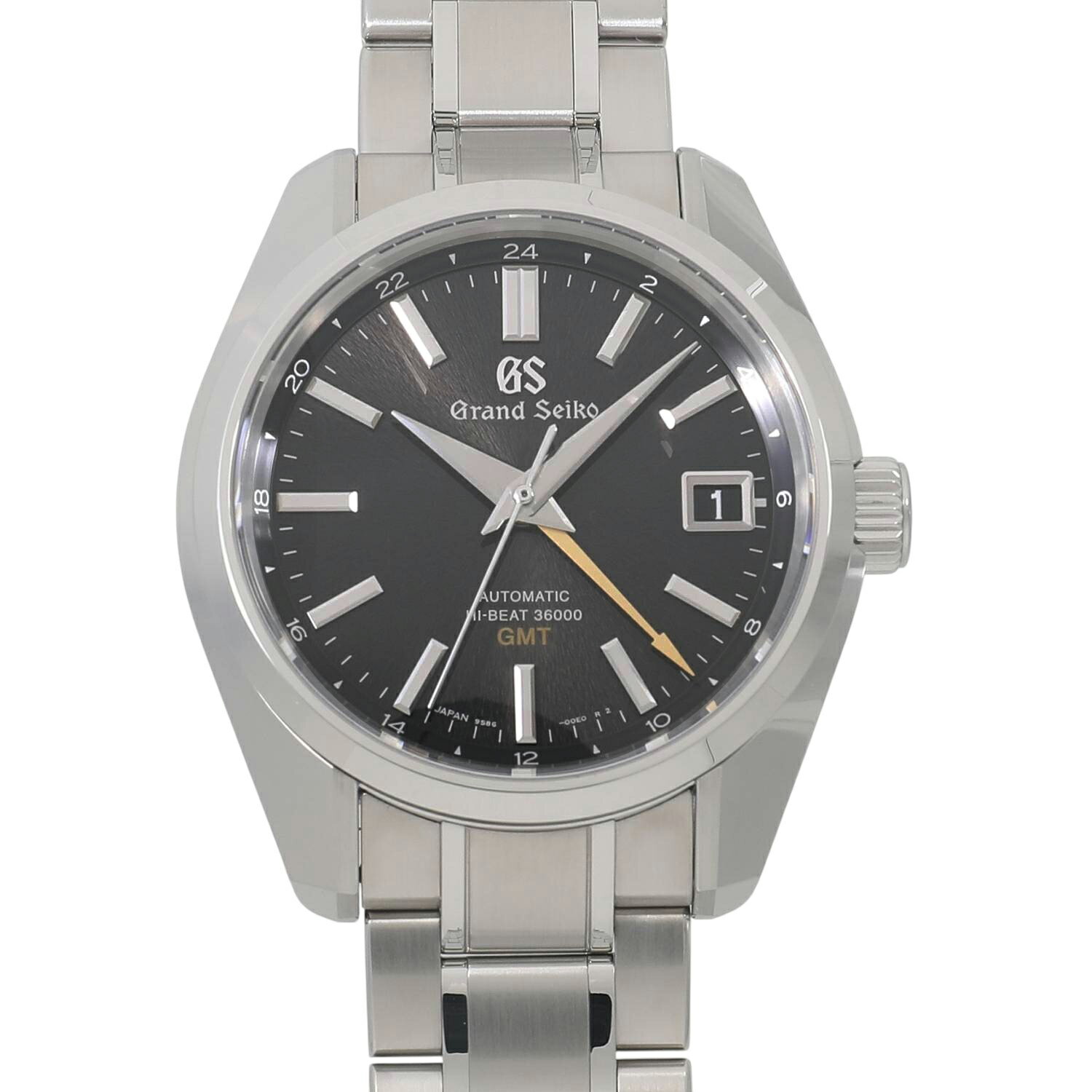 [新品]セイコー グランドセイコー ヘリテージコレクション メカニカル ハイビート GMT SBGJ265 ブラック メンズ 送料無料 腕時計 【ローン48回無金利】
