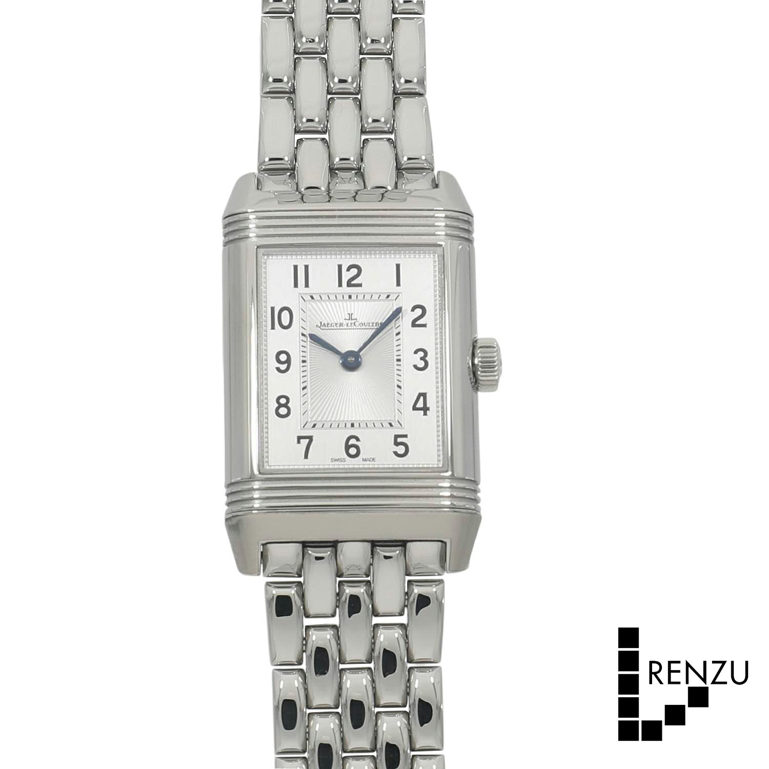 [未使用]ジャガールクルト レベルソ クラシック スモール デュエット Q2668130 / 211.8.44 シルバー×ブラック レディース 送料無料 腕時計 【ローン48回無金利】(2)