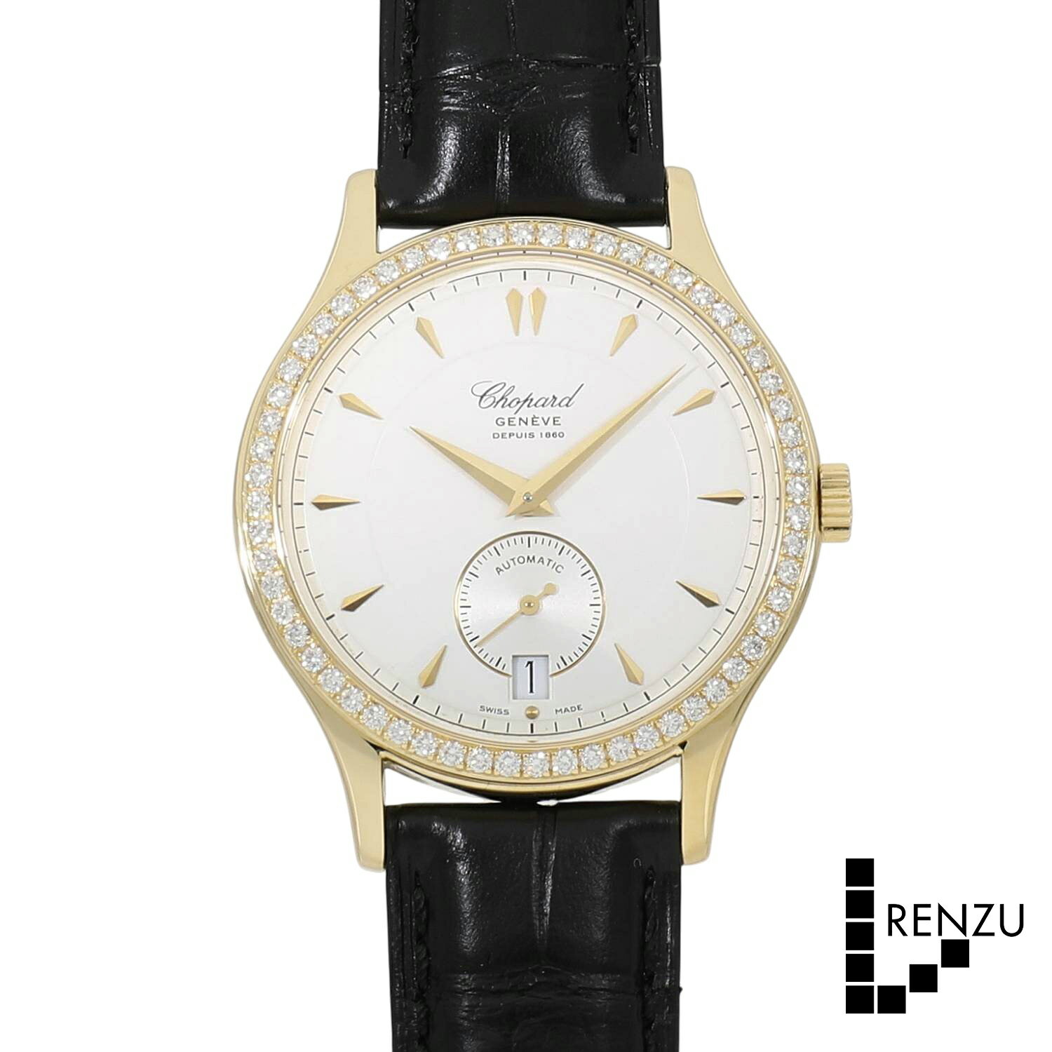 [中古]ショパール L.U.C 1860 世界限定1860本 17/1860 シルバー メンズ 送料無料 腕時計 【ローン48回無金利】