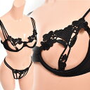 ブラ ショーツ セット Tバック 「花モチーフで大胆セクシー ブラ ショーツ ブラセット ワイヤーブラ」 セクシー ランジェリー 下着 ナイトブラ オープンブラ...