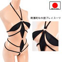 【メール便をご選択で 送料無料 】テディー ランジェリー 「 ドキドキ刺激たっぷり プレイスーツ 」 レース ボンテージ セクシー レオタード 日本製 ブラック...