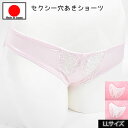 【メール便をご選択で 送料無料 】セクシーランジェリー 「 LLサイズ 優雅な花柄レースと フェリカ クロッチ オープン フルバックショーツ セクシーショーツ ...