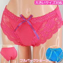 店内全品 ポイント10倍! セクシーランジェリー 「 LLサイズ 美しいカラーのレース フルバックショーツ セクシーショーツ 」 セクシー 下着 パンティー イ...