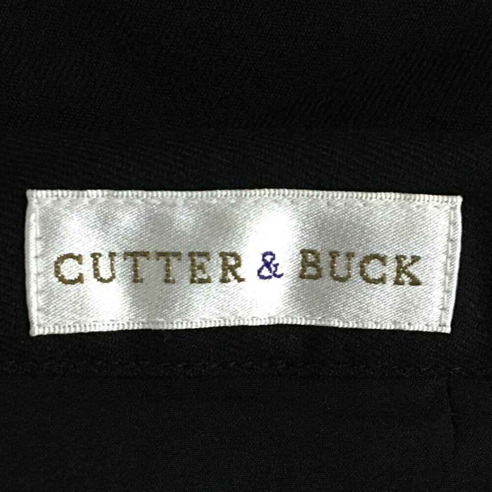 ★特価70%OFF★【美品】CUTTER＆BUCK カッターアンドバック パンツ 黒 シンプル ウール混 メンズ ゴルフウェア