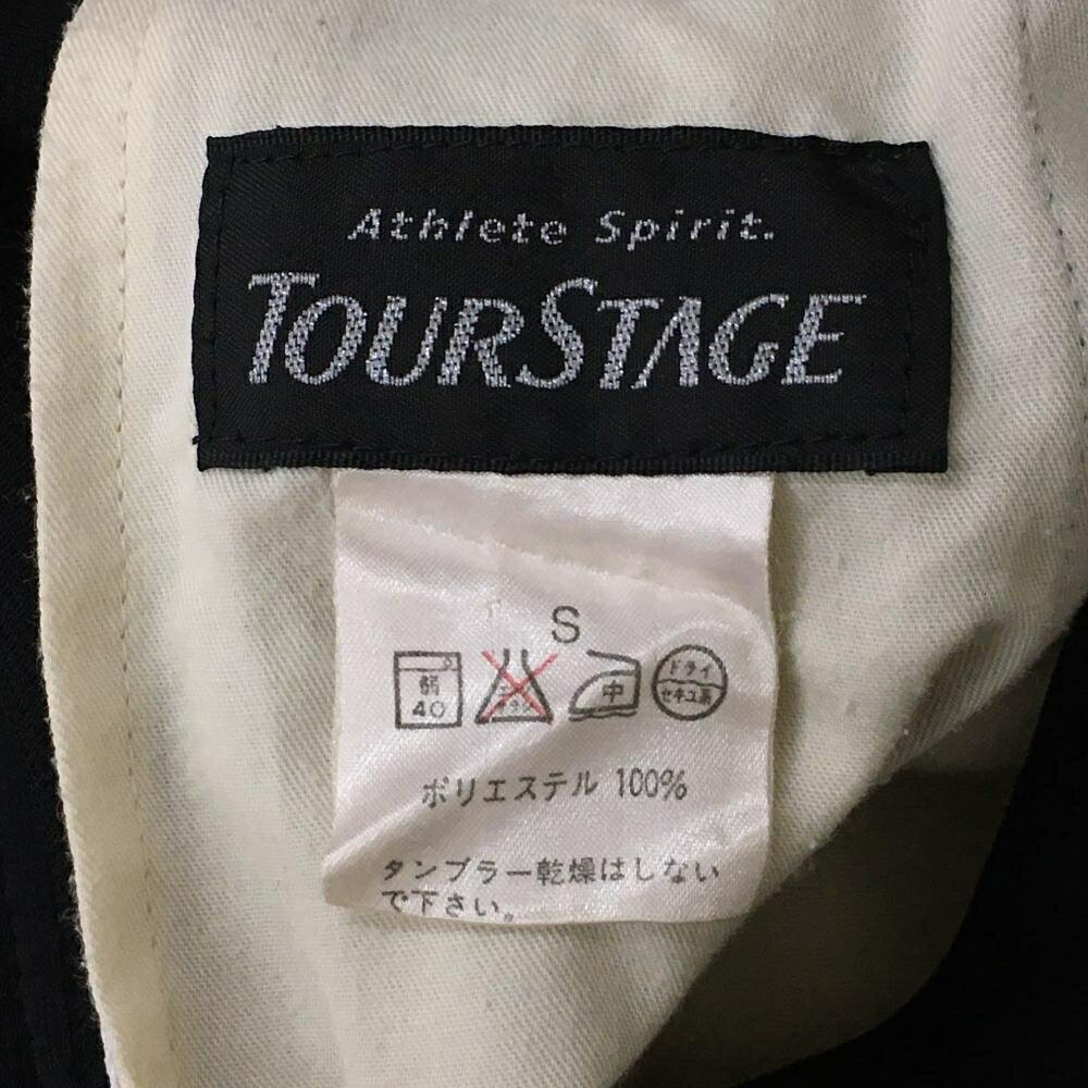 ★特価70%OFF★TOURSTAGE ツアーステージ パンツ 黒 シンプル スラックス メンズ S ゴルフウェア