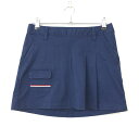 ★特価25%OFF★Tommy Hilfiger Golf トミーヒルフィガーゴルフ スカート ネイビー 一部トリコロール 一部プリーツ レディース M ゴルフウェア