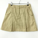 【当店ポイント5倍!スーパーセル期間中限定】23区 スカート ベージュ×レッド ボックスプリーツ インナーパンツ付き レディース 64(M) ゴルフウェア 23区