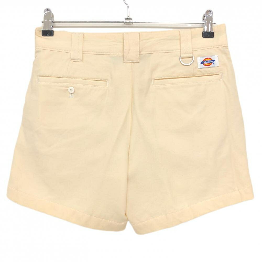 ★特価30%OFF★【超美品】ビームスゴルフ×Dickies ショートパンツ アイボリー ウール98％ シンプル レディース 26 ゴルフウェア BEAMS GOLF