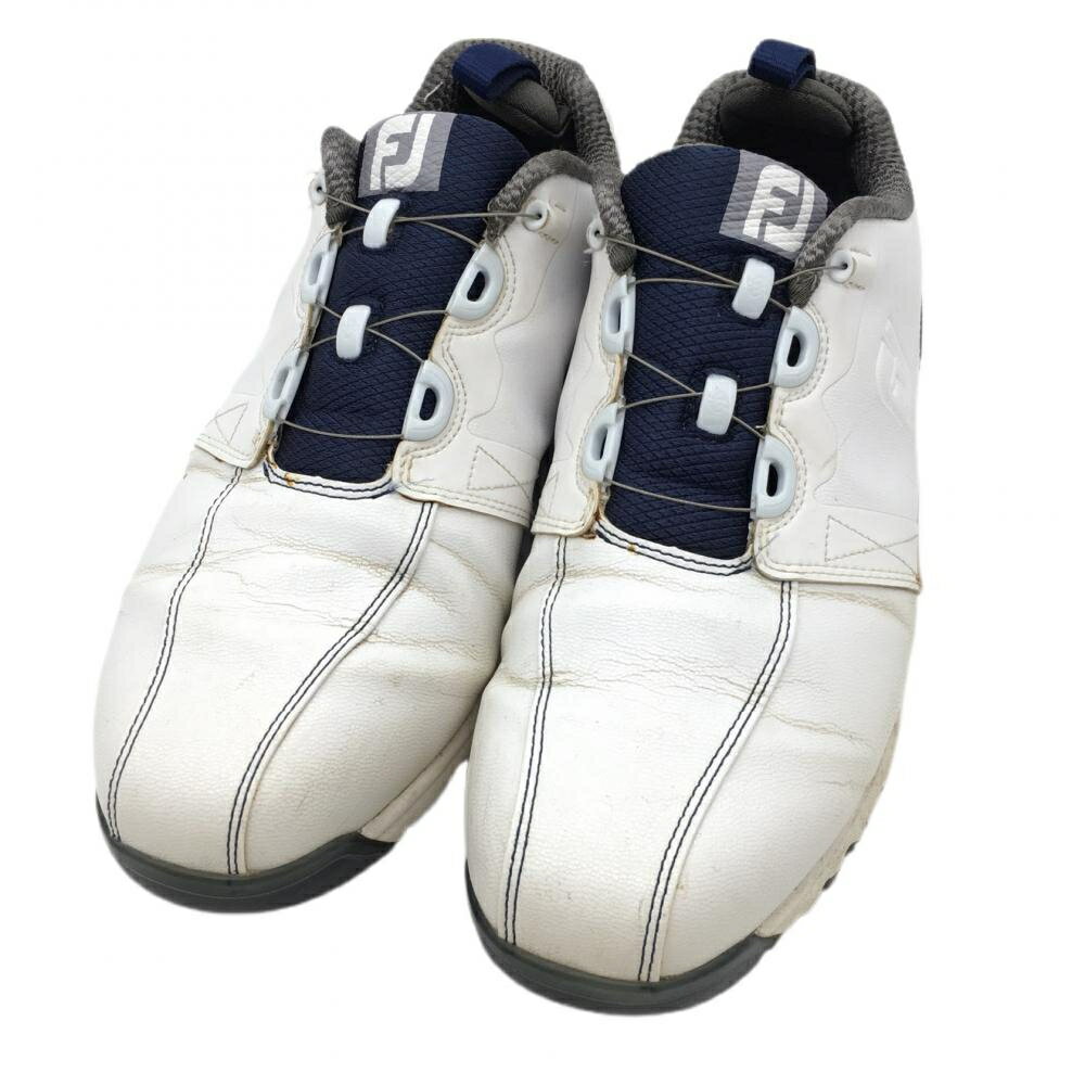 ★特価50%OFF★フットジョイ ゴルフシューズ 白×ブルー スパイクレス 56852J BOA PRO SL メンズ 25.5 ゴルフウェア FootJoy