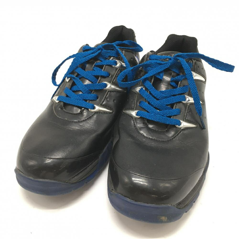 ★特価★ホンマ ゴルフシューズ 黒×ブルー PC-PN メンズ 24.5 ゴルフウェア HONMA