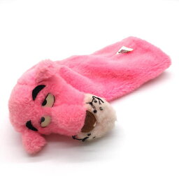 ★特価50%OFF★ピンクパンサー ヘッドカバー 3W用 ピンク ぬいぐるみ 薄汚れゴルフ PINK PANTHER