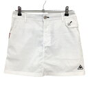 商品説明 ブランド le coq sportif アイテム スカート 表記サイズ 11 ※海外サイズの場合もございます。必ず実寸サイズをご確認ください。 実寸サイズ ウエスト：約37,5cmスカート丈：約38cm ※実寸サイズの採寸方法については、こちらをご覧ください。 特徴・仕様 付属品 商品ランク B+ コメント ポケット口、後ろベルト部、後ろサイド下汚れ ★ 実寸サイズは、平台に平置きして外寸を測定しておりますので、商品によっては若干の誤差が生じます。数cmの誤差は予めご了承くださいませ。 ★ 商品詳細の追記・訂正をする場合がございますので、必ず最下段までお読みください。 商品ランク（ゴルフウェア） N 新品（タグ付き) S 新品未使用品（タグなし） A+ 使用感や汚れ等がない、または目立たない綺麗な中古品 A 使用感や汚れ等が少ない美品や良品 B+ 使用感や中小の汚れ等がある一般的な中古品 B 使用感や大中の汚れ等がある一般的な中古品 C 使用感や大中の汚れ、小さな穴等がある中古品 商品ランク（ゴルフシューズ） N 新品（タグ付き) S 新品未使用品（タグなし） A+ しわや汚れ等がない、または少ない綺麗な中古品 A しわや小さな汚れはあるが、使用感が少ない美品や良品 B+ しわや中小の汚れ、使用感がある一般的な中古品 B しわや大中の汚れ、使用感がある一般的な中古品 C しわや大中の汚れ、使用感がある中古品 D しわや大きな汚れ、使用感がある中古品 &nbsp;★A+～CランクはUSED品となりますので、神経質な方はご入札をお控えください。 &nbsp;★Nランクは新品商品ですが、一部保管時による汚れ等があります。商品説明や写真で必ずご確認ください。　