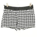 ★特価★【超美品】パーリーゲイツ ショートパンツ ダークネイビー×白 総柄 コットン100% レディース 0(S) ゴルフウェア PEARLY GATES