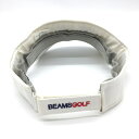 ★特価35%OFF★ビームスゴルフ サンバイザー 白×ネイビー ロゴ刺しゅう 57-59cm ゴルフウェア BEAMS GOLF 3