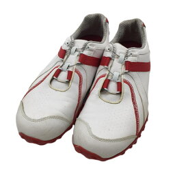 ★特価35%OFF★【美品】フットジョイ ゴルフシューズ 白×レッド 55146J BOA ボア メンズ 26 ゴルフウェア FootJoy