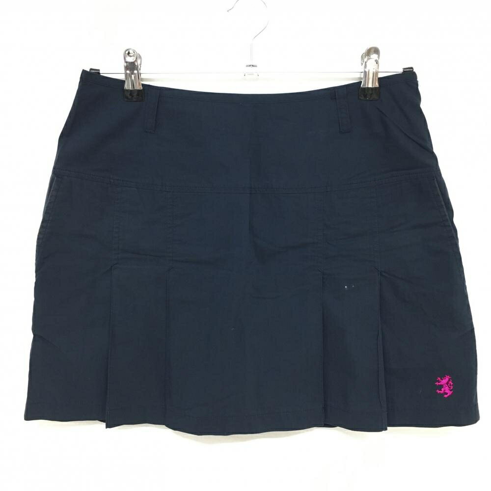 アドミラル スカート ネイビー 裾プリーツ レディース L ゴルフウェア Admiral