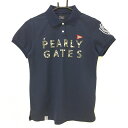 商品説明 ブランド PEARLY GATES アイテム 半袖ポロシャツ 表記サイズ 1 ※海外サイズの場合もございます。必ず実寸サイズをご確認ください。 実寸サイズ 身幅：約44.5cm 袖丈：約16cm 肩幅：約34cm 着丈：約60cm ※実寸サイズの採寸方法については、こちらをご覧ください。 特徴・仕様 付属品 商品ランク A コメント 襟汚れ少 ★ 実寸サイズは、平台に平置きして外寸を測定しておりますので、商品によっては若干の誤差が生じます。数cmの誤差は予めご了承くださいませ。 ★ 商品詳細の追記・訂正をする場合がございますので、必ず最下段までお読みください。 商品ランク（ゴルフウェア） N 新品（タグ付き) S 新品未使用品（タグなし） A+ 使用感や汚れ等がない、または目立たない綺麗な中古品 A 使用感や汚れ等が少ない美品や良品 B+ 使用感や中小の汚れ等がある一般的な中古品 B 使用感や大中の汚れ等がある一般的な中古品 C 使用感や大中の汚れ、小さな穴等がある中古品 商品ランク（ゴルフシューズ） N 新品（タグ付き) S 新品未使用品（タグなし） A+ しわや汚れ等がない、または少ない綺麗な中古品 A しわや小さな汚れはあるが、使用感が少ない美品や良品 B+ しわや中小の汚れ、使用感がある一般的な中古品 B しわや大中の汚れ、使用感がある一般的な中古品 C しわや大中の汚れ、使用感がある中古品 D しわや大きな汚れ、使用感がある中古品 &nbsp;★A+～CランクはUSED品となりますので、神経質な方はご入札をお控えください。 &nbsp;★Nランクは新品商品ですが、一部保管時による汚れ等があります。商品説明や写真で必ずご確認ください。　