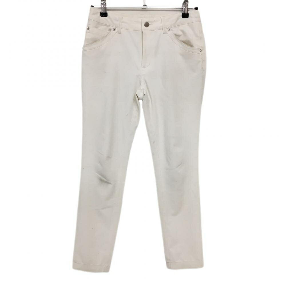 ジュンアンドロペ パンツ 白 シンプル レディース S ゴルフウェア JUN＆ROPE