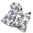 ★特価★【超美品】PLUSKER ヘッドカバー3点セット(DR UT×2) グレー×黒 総柄 スカル ゴルフ PLUSKER