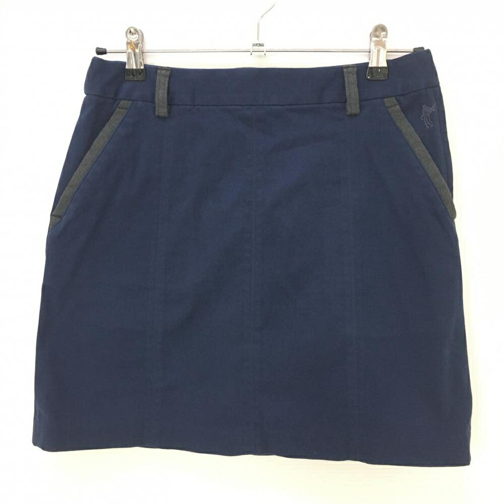 アシュワース スカート ネイビー×グレー レディース M ゴルフウェア ASHWORTH