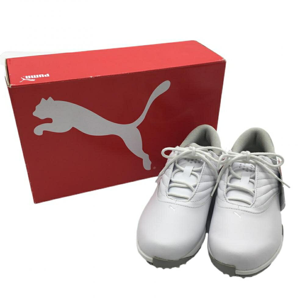 ★特価15%OFF★【新品】プーマ ゴルフシューズ 白×グレー 188929 レディース 23 ゴルフウェア PUMA