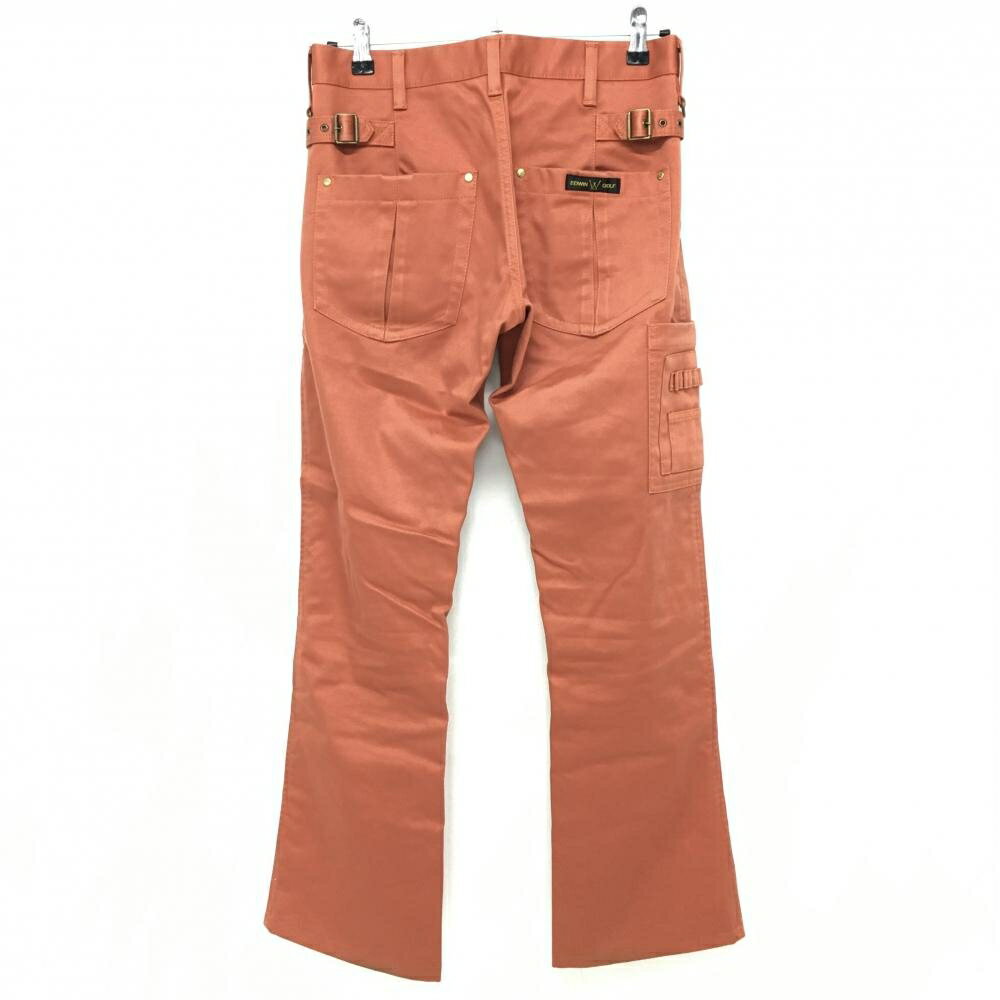 エドウィン パンツ ブラウン 複数ポケット ストレッチ メンズ S ゴルフウェア EDWIN GOLF