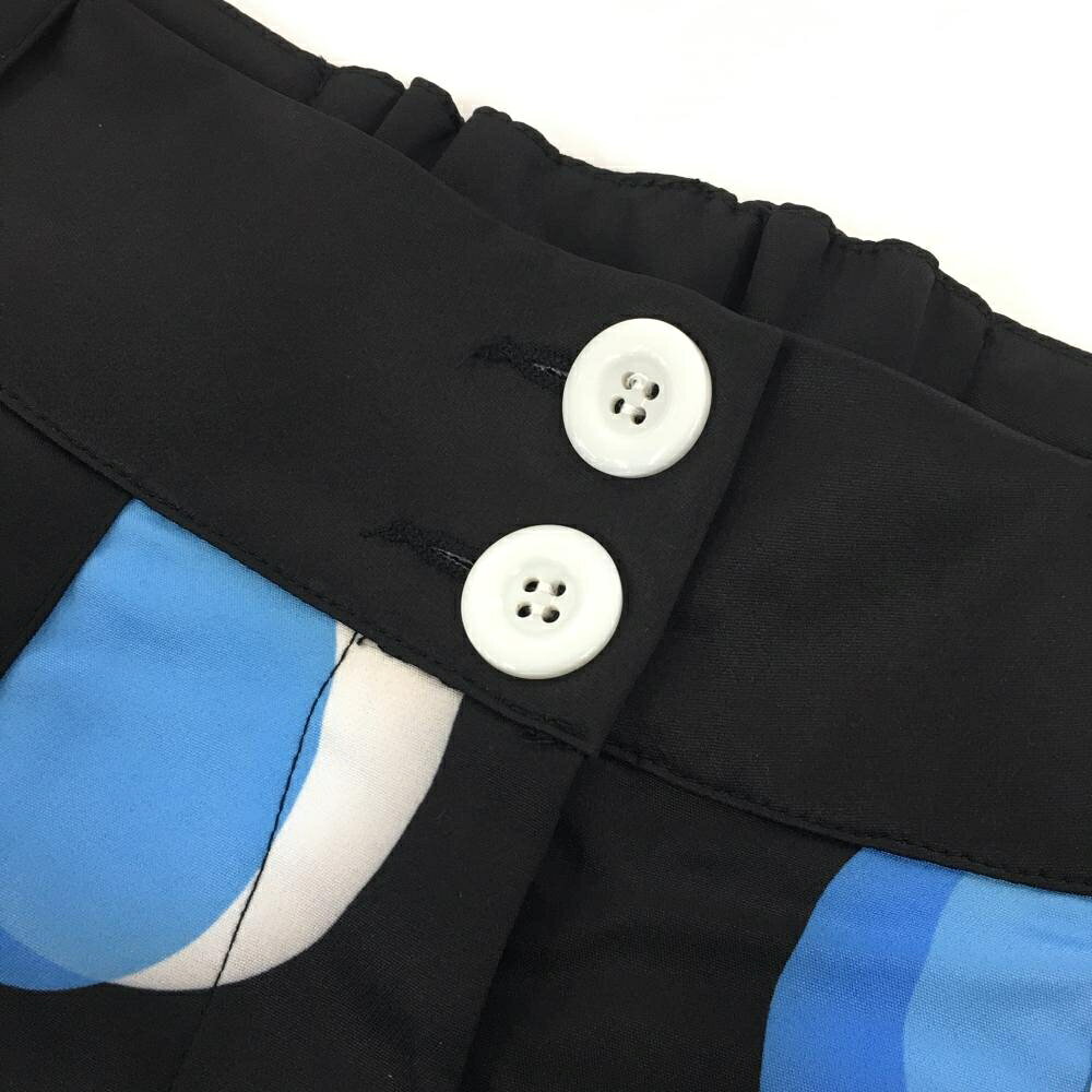 【25%OFFクーポン配布中！9/14まで】【新品】エフィカス キュロットスカート 黒×ラ...