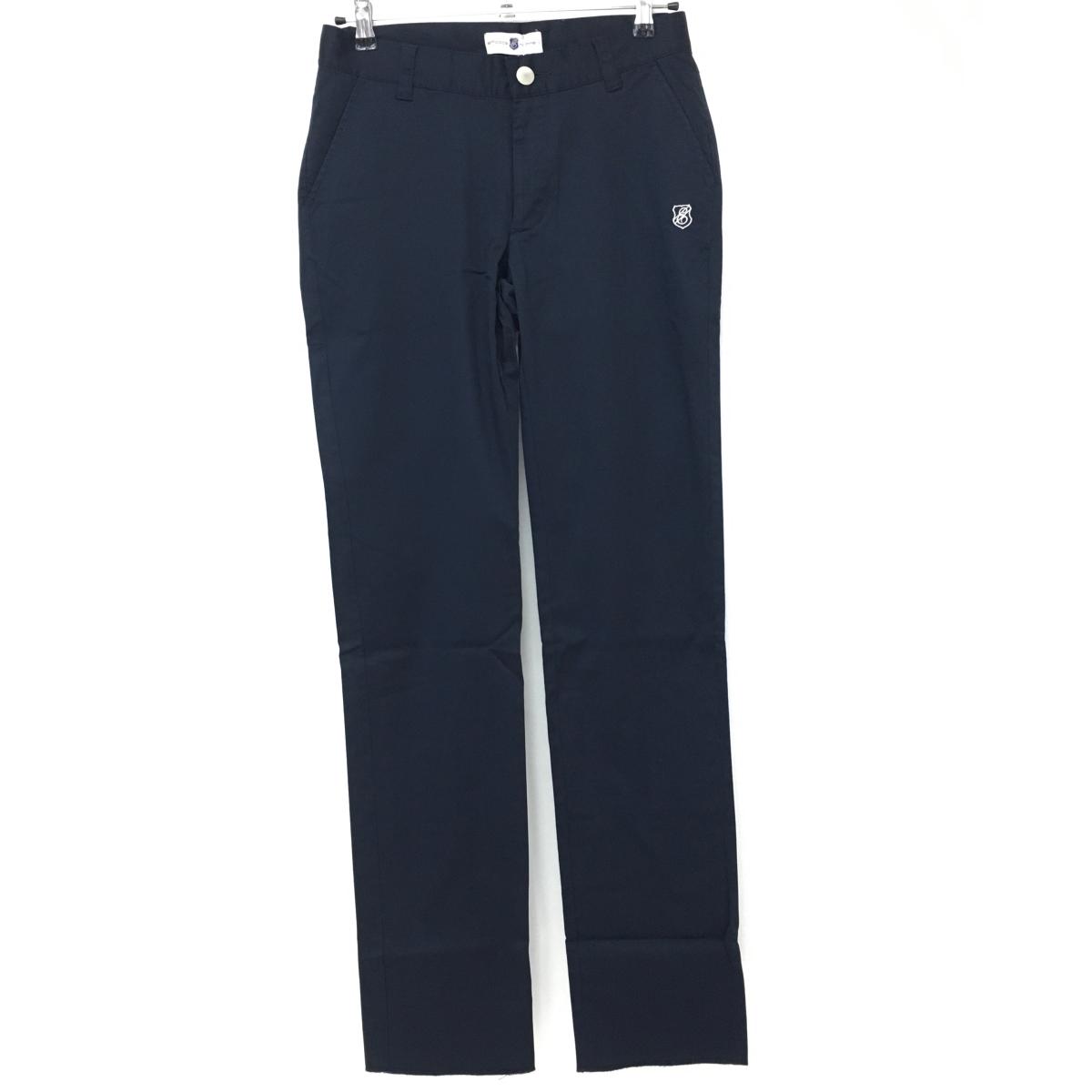 ★特価15%OFF★【新品】エフィカスオム パンツ ネイビー 接触冷感 透け防止 ストレッチ 裾未処理 メンズ 79 ゴルフウェア efficace