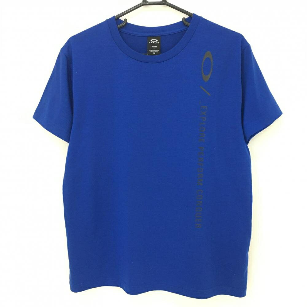 商品説明 ブランド Oakley アイテム Tシャツ 表記サイズ MEDIUM ※海外サイズの場合もございます。必ず実寸サイズをご確認ください。 実寸サイズ 身幅：約51.5cm袖丈：約18cm肩幅：約46cm着丈：約64cm ※実寸サイズの採寸方法については、こちらをご覧ください。 ★実寸サイズは平台に平置きして外寸を測定しており、商品によっては若干の誤差が生じます。数cmの誤差は予めご了承くださいませ。 特徴・仕様 付属品 商品ランク A コメント 商品ランク（ゴルフウェア） N 新品（タグ付き) S 新品未使用品（タグなし） A+ 使用感や汚れ等がない、または目立たない綺麗な中古品 A 使用感や汚れ等が少ない美品や良品 B+ 使用感や中小の汚れ等がある一般的な中古品 B 使用感や大中の汚れ等がある一般的な中古品 C 使用感や大中の汚れ、小さな穴等がある中古品 商品ランク（ゴルフシューズ） N 新品（タグ付き) S 新品未使用品（タグなし） A+ しわや汚れ等がない、または少ない綺麗な中古品 A しわや小さな汚れはあるが、使用感が少ない美品や良品 B+ しわや中小の汚れ、使用感がある一般的な中古品 B しわや大中の汚れ、使用感がある一般的な中古品 C しわや大中の汚れ、使用感がある中古品 D しわや大きな汚れ、使用感がある中古品 &nbsp;★A+～CランクはUSED品となりますので、神経質な方はご入札をお控えください。 &nbsp;★Nランクは新品商品ですが、一部保管時による汚れ等があります。商品説明や写真で必ずご確認ください。　