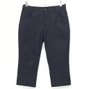 ★特価★【美品】ルコック 半端丈パンツ 黒 ストレッチ レディース 11 ゴルフウェア le coq sportif