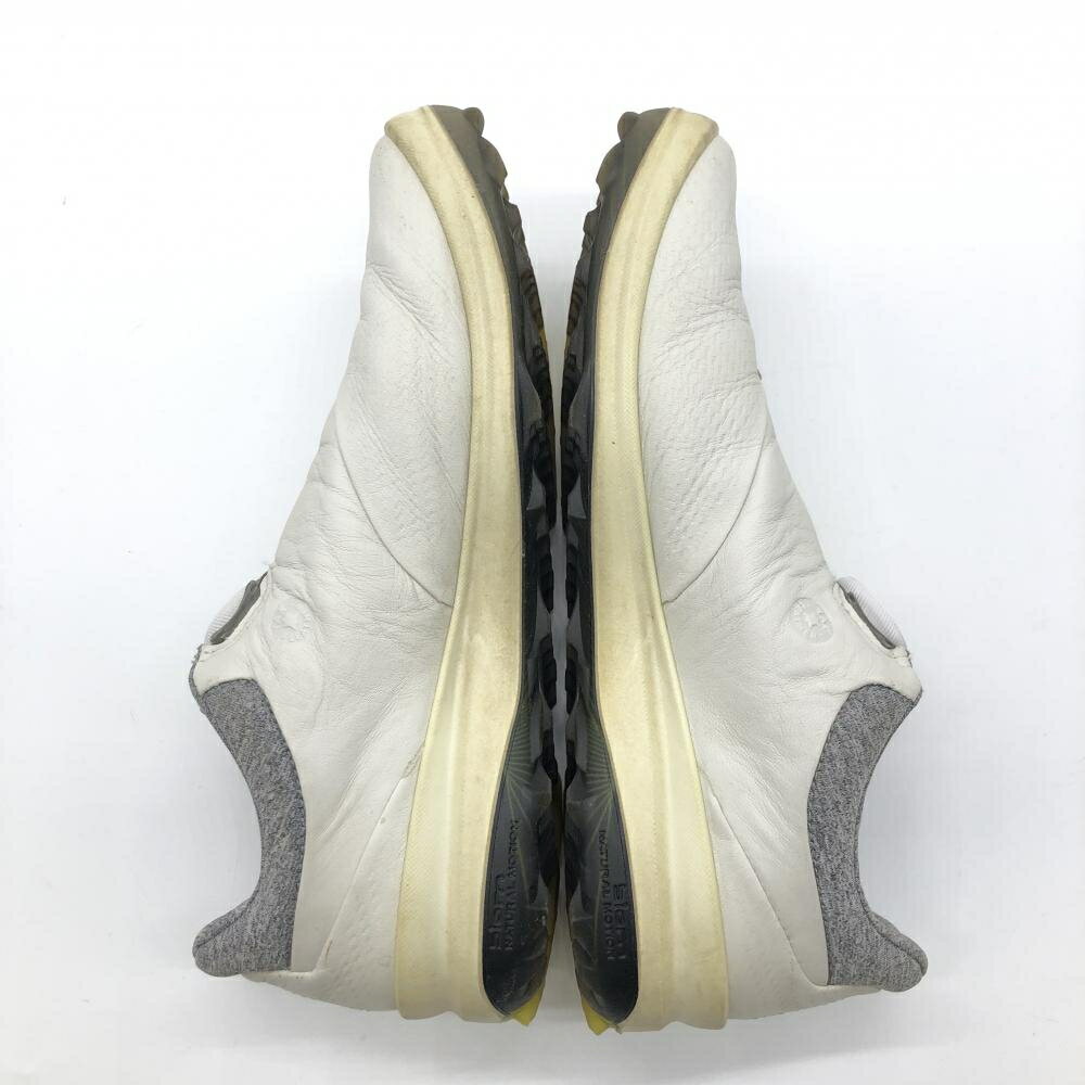 エコー ゴルフシューズ 白×グレー 12551352313 HYBRID3 BIOM GORE-TEX BOA スパイ...