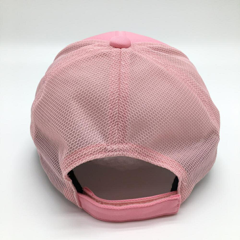 【超美品】リエンダスエルタ メッシュキャップ ピンク ロゴ刺しゅう レディース 56...