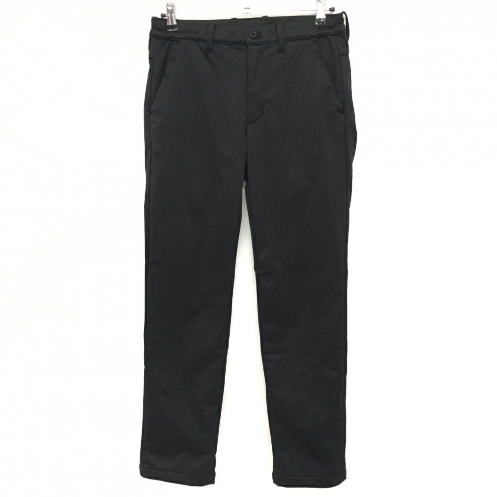 ★特価25%OFF★【美品】ブリヂストン パンツ 黒 シンプル 無地 ストレッチ 裏起毛 メンズ M ゴルフウェア Bridgestone